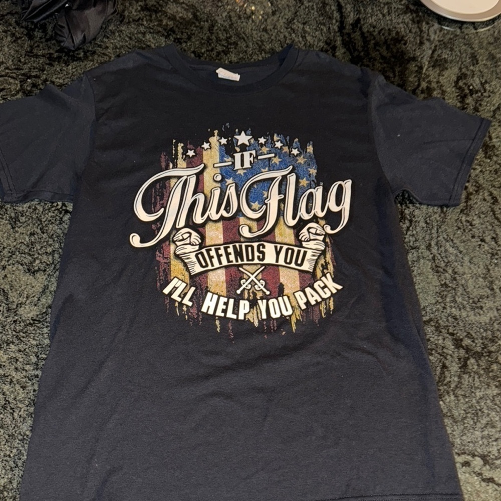 Patriotic flag T-shirt